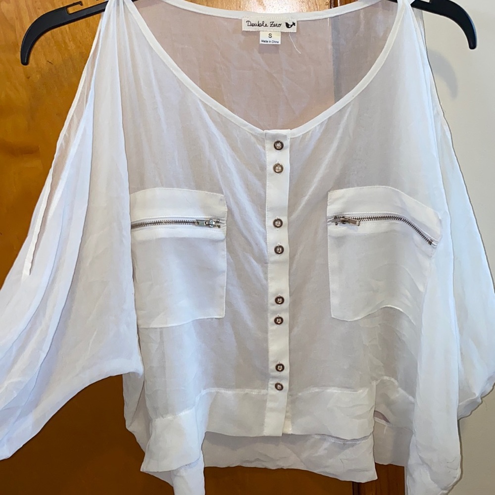 Sheer Cream Blouse